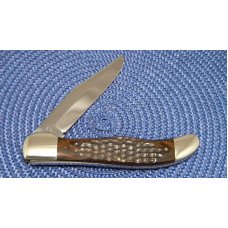 Case XX USA 1965-69 Laminated Wood 6165 SAB - XX Frame - Not Drilled - Folding Hunter Knife Case XX USA 1965-69 Laminated Wood 6165 SAB - XX Frame - Not Drilled - Folding Hunter Knife