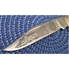 Schrade + USA LTD. Bone Museum of the City of New York Statue of Liberty Folding Hunter Knife Schrade + USA LTD. Bone Museum of the City of New York Statue of Liberty Folding Hunter Knife
