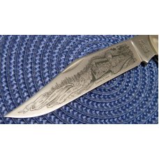 Schrade + USA LTD. Wood Folding Hunter Knife Currier & Ives Schrade + USA LTD. Wood Folding Hunter Knife Currier & Ives