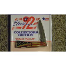 Case XX USA M1059L SS Lockback Knife 1992 Presidential Candidate Series George Bush