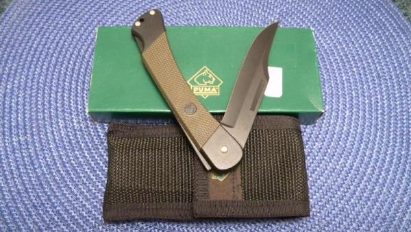 Puma Germany Stainless 230370 Stealth Lockback Knife and Pouch c.1995 - NIB Puma Germany Stainless 230370 Stealth Lockback Knife and Pouch c.1995 - NIB