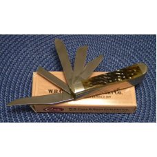 Case XX USA 3 Dot (1997) Green Bone 6507 SS 5 Blade Mini Trapper Knife - NIB Case XX USA 3 Dot (1997) Green Bone 6507 SS 5 Blade Mini Trapper Knife - NIB