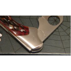 Spyderco VG-10 Japan C75P Plain Edge Bone Kiwi Lockback Knife - NIB Spyderco VG-10 Japan C75P Plain Edge Bone Kiwi Lockback Knife - NIB