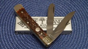 Boker Solingen Germany Tree Brand Classic Bone Trapper Knife - NIB