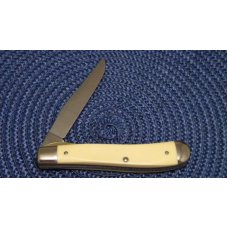 Schrade + USA SC503 Scrimshawed Delrin Linerlock Trapper Knife Schrade + USA SC503 Scrimshawed Delrin Linerlock Trapper Knife