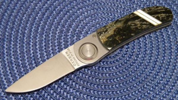 Gerber Portland, OR 97223 USA Apache Gold & Pearl Paul Model 2P 1st Edition Knife