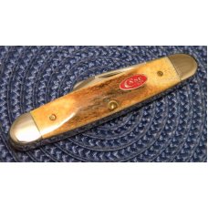 Case XX USA 2007 Stag 53090 SS Red Shield Cigar Stockman Knife