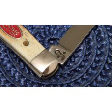 Case XX USA 2007 Stag 51154 W SS Red Shield Wharncliffe Tiny Trapper Knife Case XX USA 2007 Stag 51154 W SS Red Shield Wharncliffe Tiny Trapper Knife