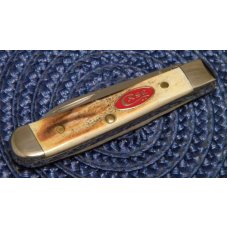 Case XX USA 2007 Stag 51154 W SS Red Shield Wharncliffe Tiny Trapper Knife Case XX USA 2007 Stag 51154 W SS Red Shield Wharncliffe Tiny Trapper Knife