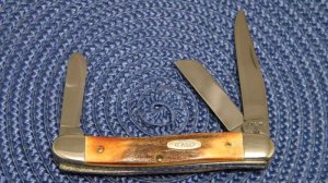 Case XX SS USA 4 Dot (1986) Stag 5318 HP SS Stockman Knife