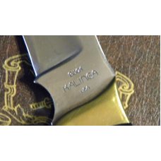 Buck Kalinga USA Black Micarta Hunting Sheath Knife Pre 1986 - NIB