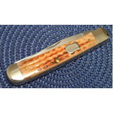 Case XX USA 2010 Pocket Worn Caramel Bone 6254 SS Trapper Knife - NIB Case XX USA 2010 Pocket Worn Caramel Bone 6254 SS Trapper Knife - NIB