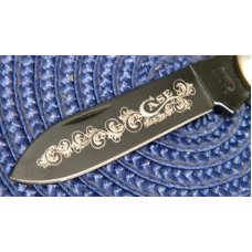 Case XX USA 2010 Vintage Stag V52131 SS Canoe Knife with Blued Blades - NIB Case XX USA 2010 Vintage Stag V52131 SS Canoe Knife with Blued Blades - NIB