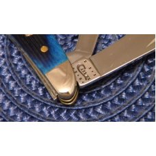 Case XX USA 2011 Ocean Blue Bone 6220 SS Peanut Knife - NIB Case XX USA 2011 Ocean Blue Bone 6220 SS Peanut Knife - NIB