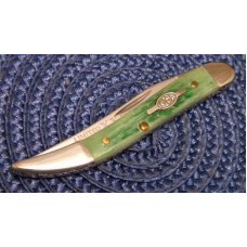 Case XX USA 2000 Emerald Green Bone 610096 SS Limited Tiny Toothpick Knife - NIB