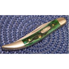 Case XX USA 2008 Pocket Worn Burnt Green Bone 610096 SS Tiny Toothpick Knife - NIB Case XX USA 2008 Pocket Worn Burnt Green Bone 610096 SS Tiny Toothpick Knife - NIB