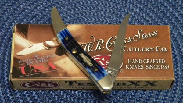 Case XX USA 2011 Blue Bone 610096 SS Tiny Toothpick Knife - NIB Case XX USA 2011 Blue Bone 610096 SS Tiny Toothpick Knife - NIB