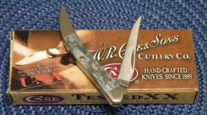 Case XX USA 2010 Gray Bone 610096 SS Tiny Toothpick Knife - NIB