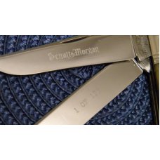 Schatt & Morgan Titusville PA. 1996 Golden Root Bone 042101 Jumbo Trapper Knife - NIB Schatt & Morgan Titusville PA. 1996 Golden Root Bone 042101 Jumbo Trapper Knife - NIB