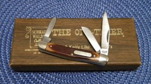 Schrade NY USA 108OT Delrin Old Timer Junior Stockman Knife - NIB