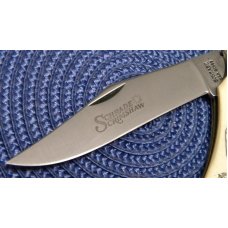 Schrade USA SC500 Scrimshaw Linerlock Folding Hunter Knife & Pouch c. 1981 - NIB Schrade USA SC500 Scrimshaw Linerlock Folding Hunter Knife & Pouch c. 1981 - NIB
