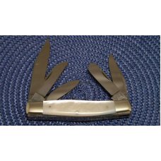 Fight'n Rooster Frank Buster Celebrated Cutlery Germany Pearl 1987 5 Blade Stockman Club Knife