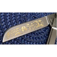 Fight'n Rooster Frank Buster Celebrated Cutlery Germany Pearl The Captain's Rooster Congress Knife