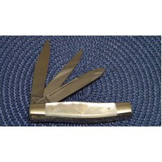 Fight'n Rooster Frank Buster Celebrated Cutlery Germany Pearl 1983 3 Blade Jack Club Knife