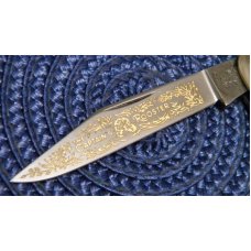 Fight'n Rooster Frank Buster Celebrated Cutlery Germany Pearl The Captain's Rooster Whittler Knife