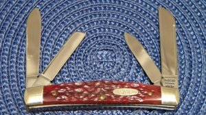 Case XX USA 1990 Dark Red Bone DR64052 SS Congress Knife
