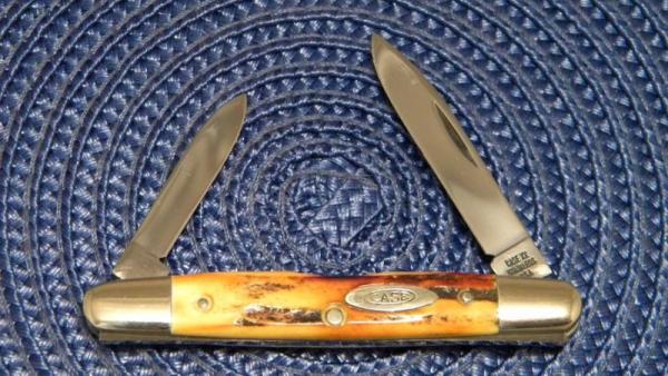 Case XX Stainless USA 1965-69 Stag 05263 Eisenhower Knife Case XX Stainless USA 1965-69 Stag 05263 Eisenhower Knife