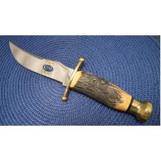 Case XX USA 1889-1989 100th Anniversary Stag Kodiak Fixed Blade Sheath Knife - NIB