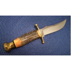 Case XX USA 1889-1989 100th Anniversary Stag Kodiak Fixed Blade Sheath Knife - NIB