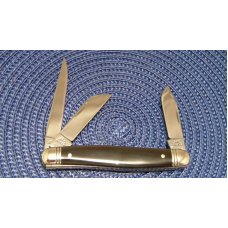 Robeson Shuredge USA (by Queen Cut. Co.) Horn Mastercraft Stockman Knife Robeson Shuredge USA (by Queen Cut. Co.) Horn Mastercraft Stockman Knife