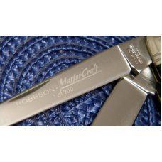 Robeson Shuredge USA (by Queen Cut. Co.) Horn Mastercraft Stockman Knife Robeson Shuredge USA (by Queen Cut. Co.) Horn Mastercraft Stockman Knife