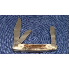 Hen & Rooster Bertram Cutlery Solingen Germany 160th Anniversary Stag 313 DS Stockman Knife c.2005