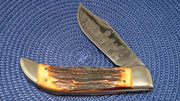 Schrade USA Stag Clasp Knife 