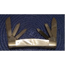Fight'n Rooster Frank Buster Celebrated Cutlery Germany Pearl 6 Blade Congress Knife 
