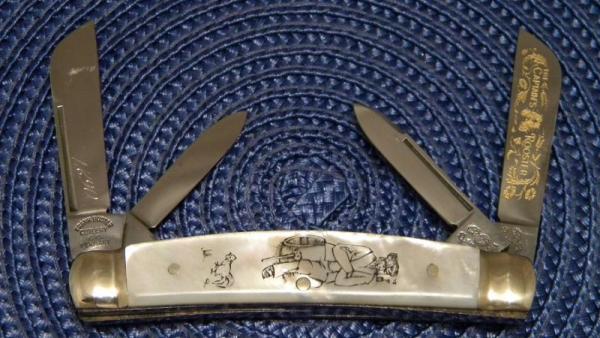 Fight'n Rooster Frank Buster Celebrated Cutlery Germany Pearl Congress Knife Fight'n Rooster Frank Buster Celebrated Cutlery Germany Pearl Congress Knife
