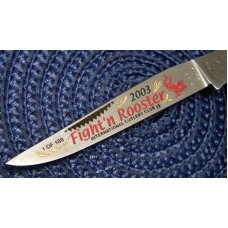 Fight'n Rooster Frank Buster & Son Celebrated Cutlery Germany Stag Muskrat Knife