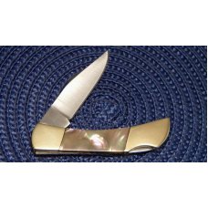 Parker Cut. Co. Japan Abalone Pearl Bob Cat Lockback Knife Parker Cut. Co. Japan Abalone Pearl Bob Cat Lockback Knife