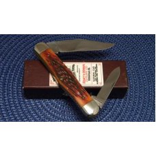 Schatt & Morgan Titusville PA. Bone 042176 Swell Center Knife - NIB