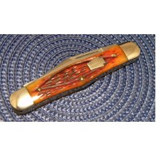 Schatt & Morgan Titusville PA. Bone 042176 Swell Center Knife - NIB