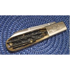Schatt & Morgan Titusville PA. 2001 Bone 041269 Barlow Knife - NIB Schatt & Morgan Titusville PA. 2001 Bone 041269 Barlow Knife - NIB