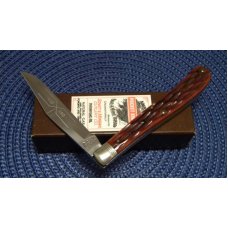 Schatt & Morgan Titusville PA. 1991 Bone 041811 Slimline Trapper Farmers Knife - NIB Schatt & Morgan Titusville PA. 1991 Bone 041811 Slimline Trapper Farmers Knife - NIB