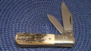 Case XX SS USA 8 Dot (1982) Stag 52009 1/2 Barlow Knife