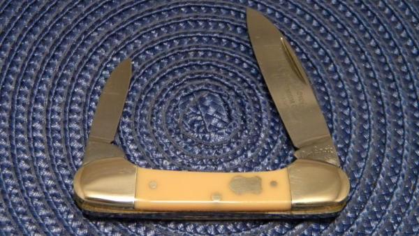 Jim Bowie Premium Quality Hand Made Germany Yellow Mini Canoe Knife Jim Bowie Premium Quality Hand Made Germany Yellow Mini Canoe Knife