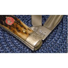 Case XX USA 2007 Burnt Honey Bone 6207 SS Case XX USA 2007 Burnt Honey Bone 6207 SS