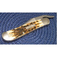 Case XX USA 2010 Amber Bone 61953 L SS Russlock Knife - NIB Case XX USA 2010 Amber Bone 61953 L SS Russlock Knife - NIB