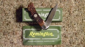 Remington UMC USA R5 Delrin Gentleman Lockback Knife - NIB